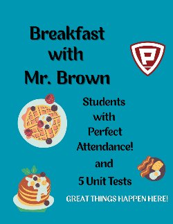 Breakfast with Mr. Brown!